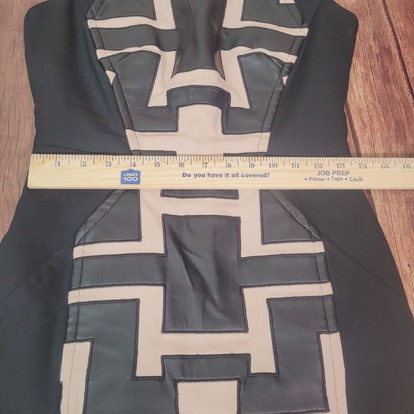 Milly Womens Dress Black 4 Sheath Wool Blend Sleeveless Knee Length - Picture 4 of 12